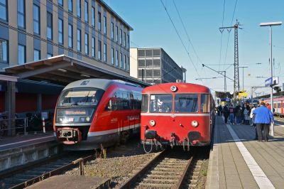 Ankunft des Sonderzuges für die IHK Gießen-Friedberg am 30.09.2022 in Aschaffenburg Hbf
