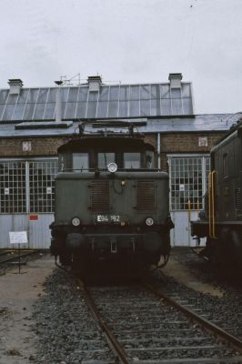 Deutsches Krokodil zu Gast bei der Historischen Eisenbahn Frankfurt am Main im Oktober 1983 - © Dietmar König, Sammlung Frank Trumpold
